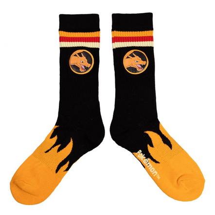 Pokemon Charizard Flames Crew Sock Exclusivité Games Zone